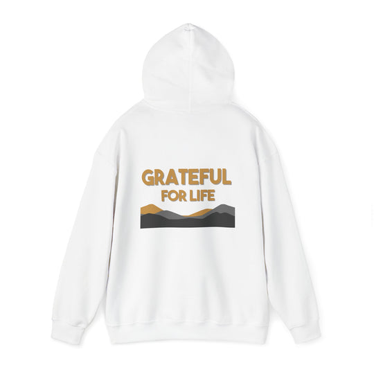Grateful For Life Hoodie ,Thankful Positive Message Jacket