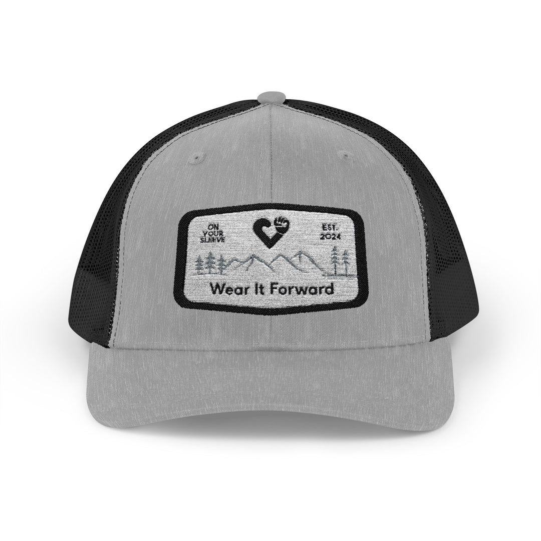Wear It Forward - Mental Health Awareness Snapback Trucker Cap | Outdoor Adventure Hat, Gift for Nature Lovers, Casual Style, Everyday Wear, Camping Accessory