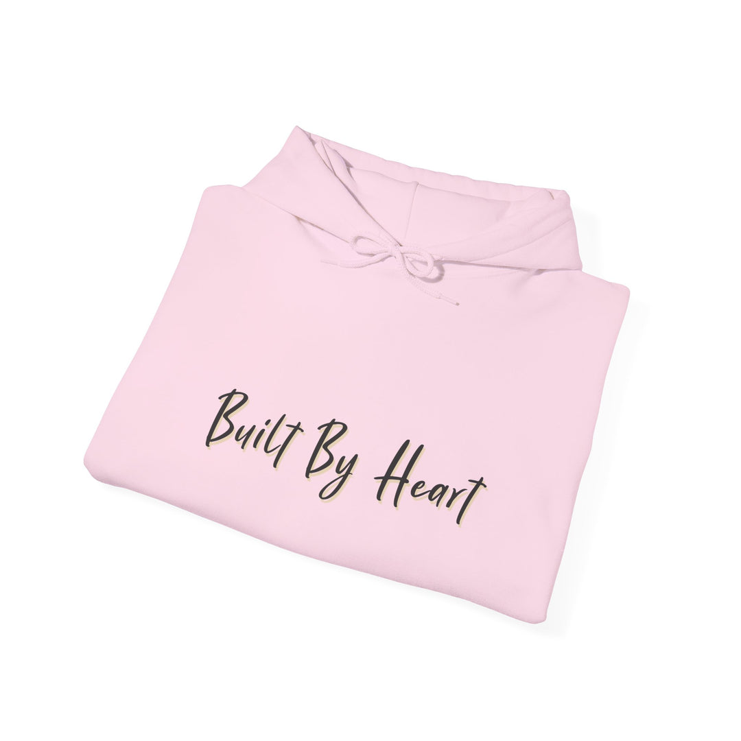 Built by Heart Hoodie Jacket with Unique Design Crafted with Love Outerwear