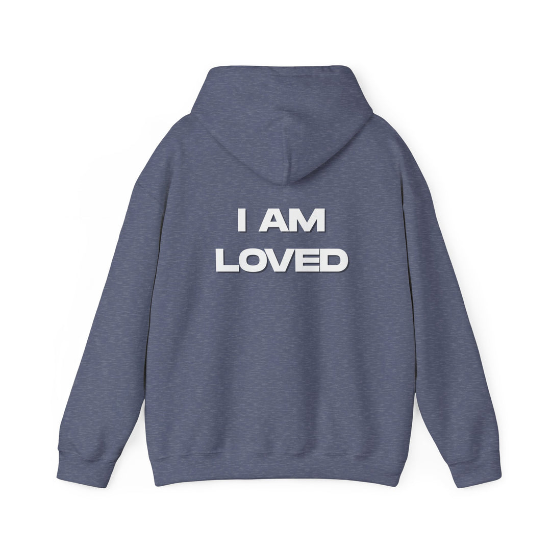 I AM LOVED Hoodie Jacket, Positive Affirmation and Self-Love Comfort