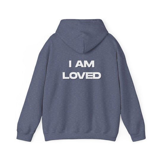 I AM LOVED Hoodie Jacket, Positive Affirmation and Self-Love Comfort