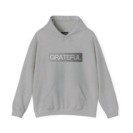 Grateful Heart Hoodie Jacket, Positive Affirmation Outerwear Gift
