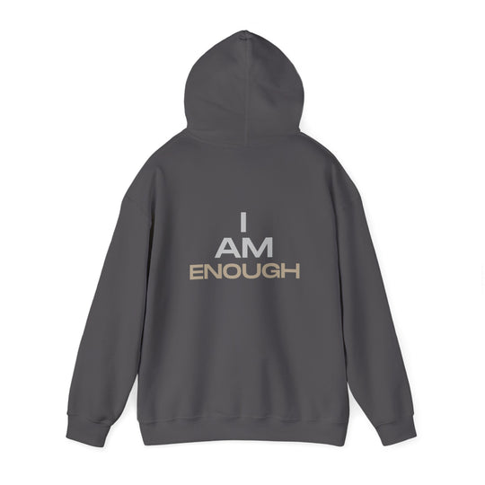 I am Enough Empowerment Hoodie Jacket and Self-Love Graphic Outerwear