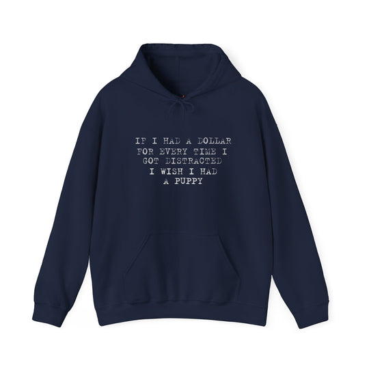 Distracted Dollar Hoodie, ADHD Humor Relatable Sweatshirt