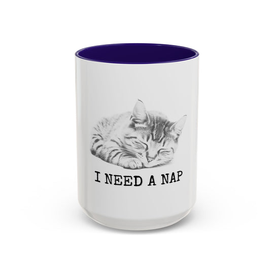 I Need a Nap – Cat Edition – ORCA Coatings Ceramic Mug