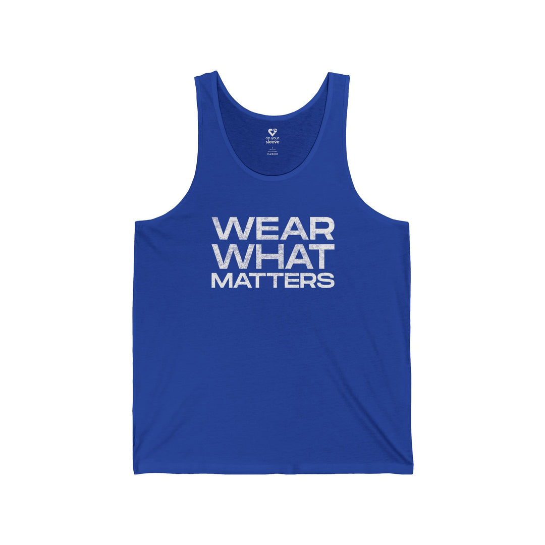 Wear What Matters - Mental Health Awareness Unisex Tank Top
