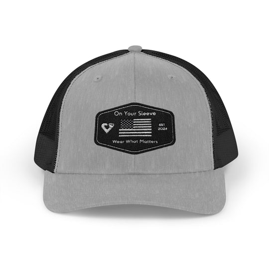 Black Flag - Wear What Matters Snapback Trucker Cap | Outdoor Adventure Hat, Gift for Nature Lovers, Casual Style, Everyday Wear, Camping Accessory