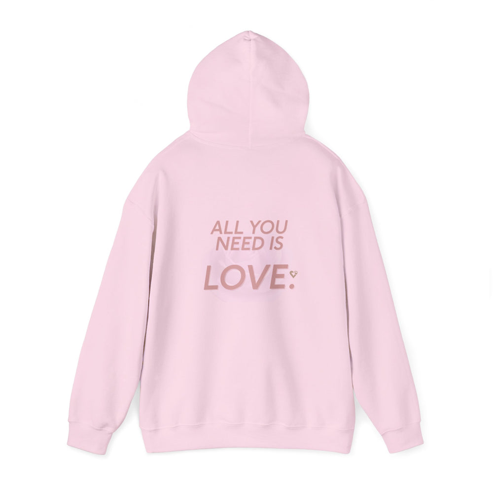 All You Need Is Love Hoodie, Positive Inspirational Message Jacket