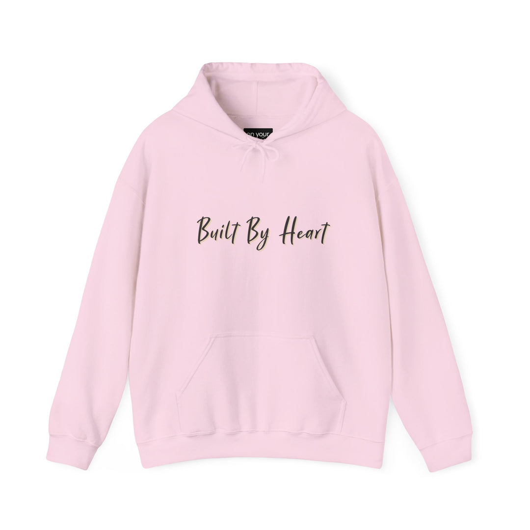 Built by Heart Hoodie Jacket with Unique Design Crafted with Love Outerwear