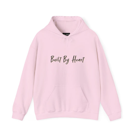 Built by Heart Hoodie Jacket with Unique Design Crafted with Love Outerwear