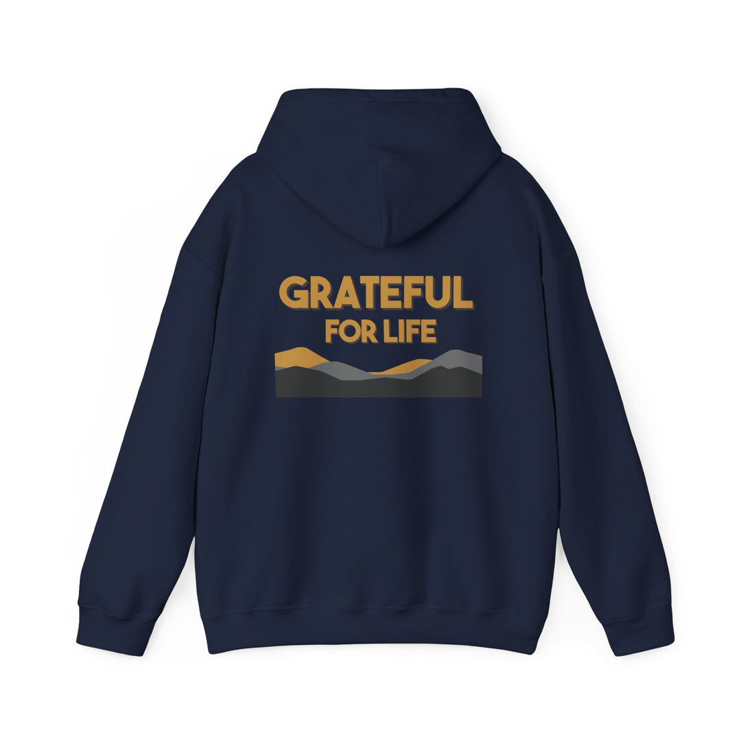 Grateful For Life Hoodie ,Thankful Positive Message Jacket