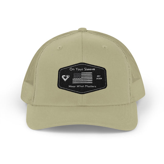 Black Flag - Wear What Matters Snapback Trucker Cap | Outdoor Adventure Hat, Gift for Nature Lovers, Casual Style, Everyday Wear, Camping Accessory