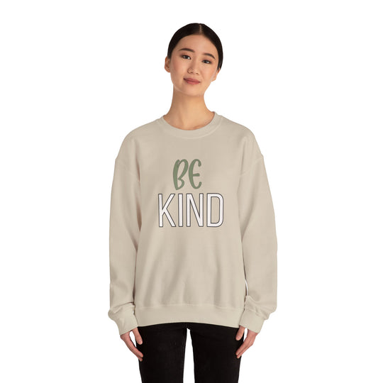 Be Kind - Unisex Crewneck Sweatshirt - Funny Graphic Sweater, Casual Cozy Style