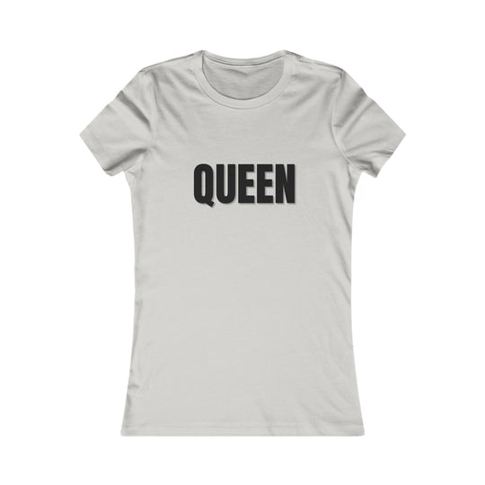 QUEEN, Bold Empowerment Graphic Tee for Women