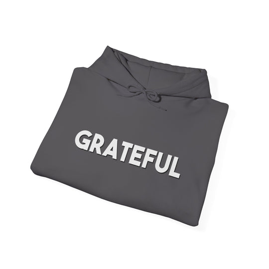 Grateful Hoodie, Gratitude and Grounded Mental Health Apparel