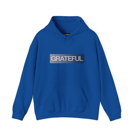 Grateful Heart Hoodie Jacket, Positive Affirmation Outerwear Gift
