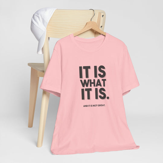 It Is What It Is, And It Is Not Great - Humor - T-Shirt