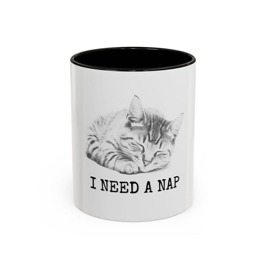 I Need a Nap – Cat Edition – ORCA Coatings Ceramic Mug