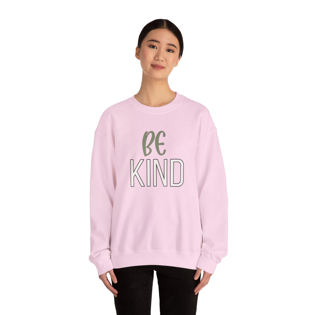 Be Kind - Unisex Crewneck Sweatshirt - Funny Graphic Sweater, Casual Cozy Style