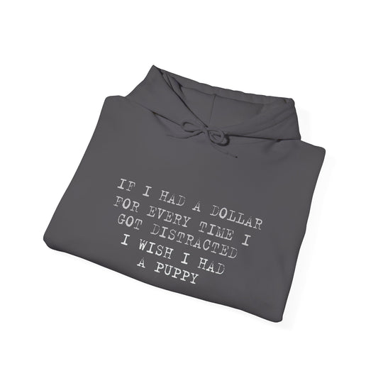 Distracted Dollar Hoodie, ADHD Humor Relatable Sweatshirt
