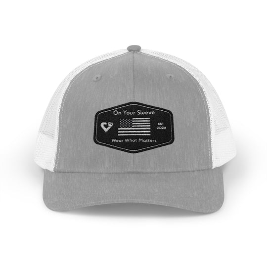 Black Flag - Wear What Matters Snapback Trucker Cap | Outdoor Adventure Hat, Gift for Nature Lovers, Casual Style, Everyday Wear, Camping Accessory