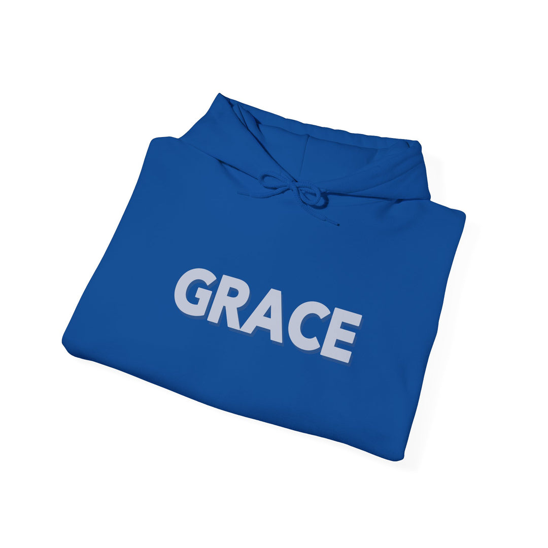 Grace Script Hoodie Jacket with Elegant Inspirational Design