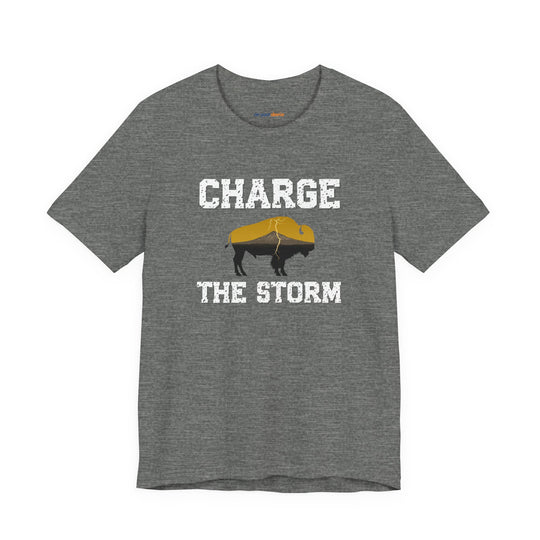 Charge The Storm T-shirt - a powerful reminder to lead with empathy and strength.