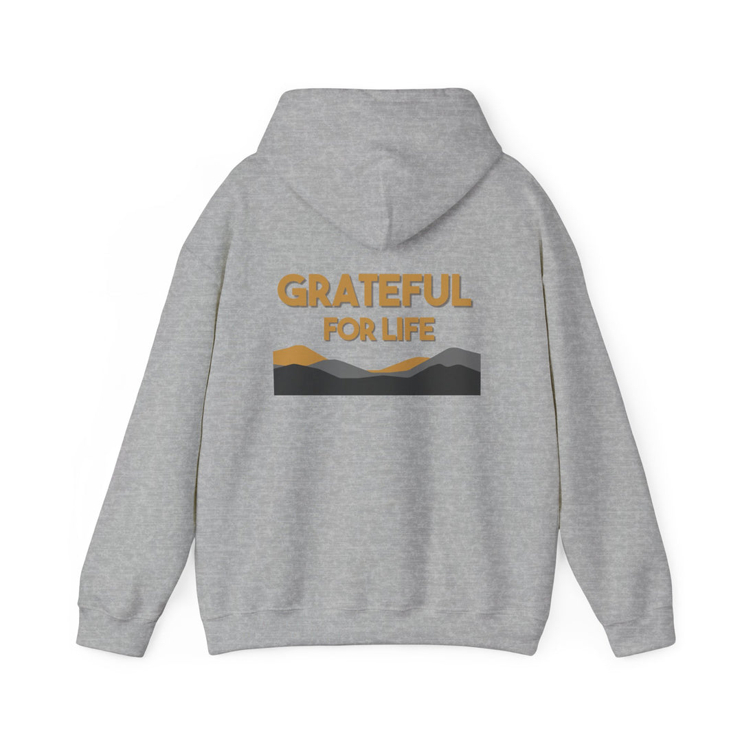 Grateful For Life Hoodie ,Thankful Positive Message Jacket