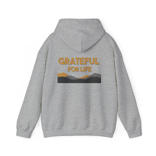 Grateful For Life Hoodie ,Thankful Positive Message Jacket