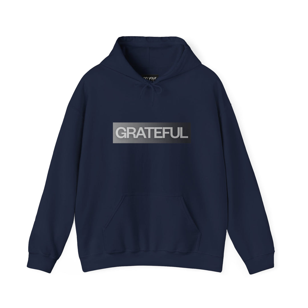 Grateful Heart Hoodie Jacket, Positive Affirmation Outerwear Gift