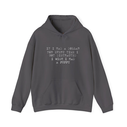 Distracted Dollar Hoodie, ADHD Humor Relatable Sweatshirt