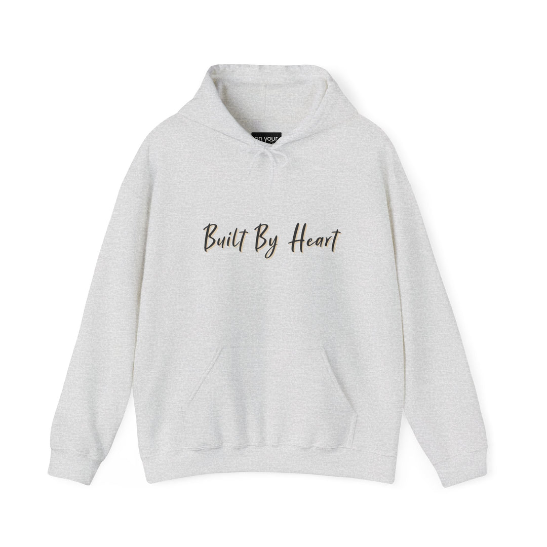 Built by Heart Hoodie Jacket with Unique Design Crafted with Love Outerwear