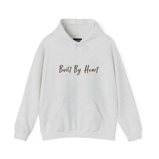 Built by Heart Hoodie Jacket with Unique Design Crafted with Love Outerwear