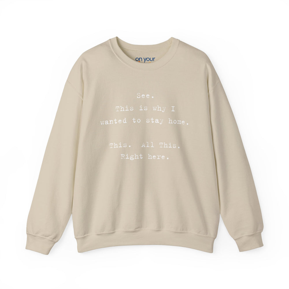 See This is Why Crew Neck, Snarky Social Battery Mental Health Shirt