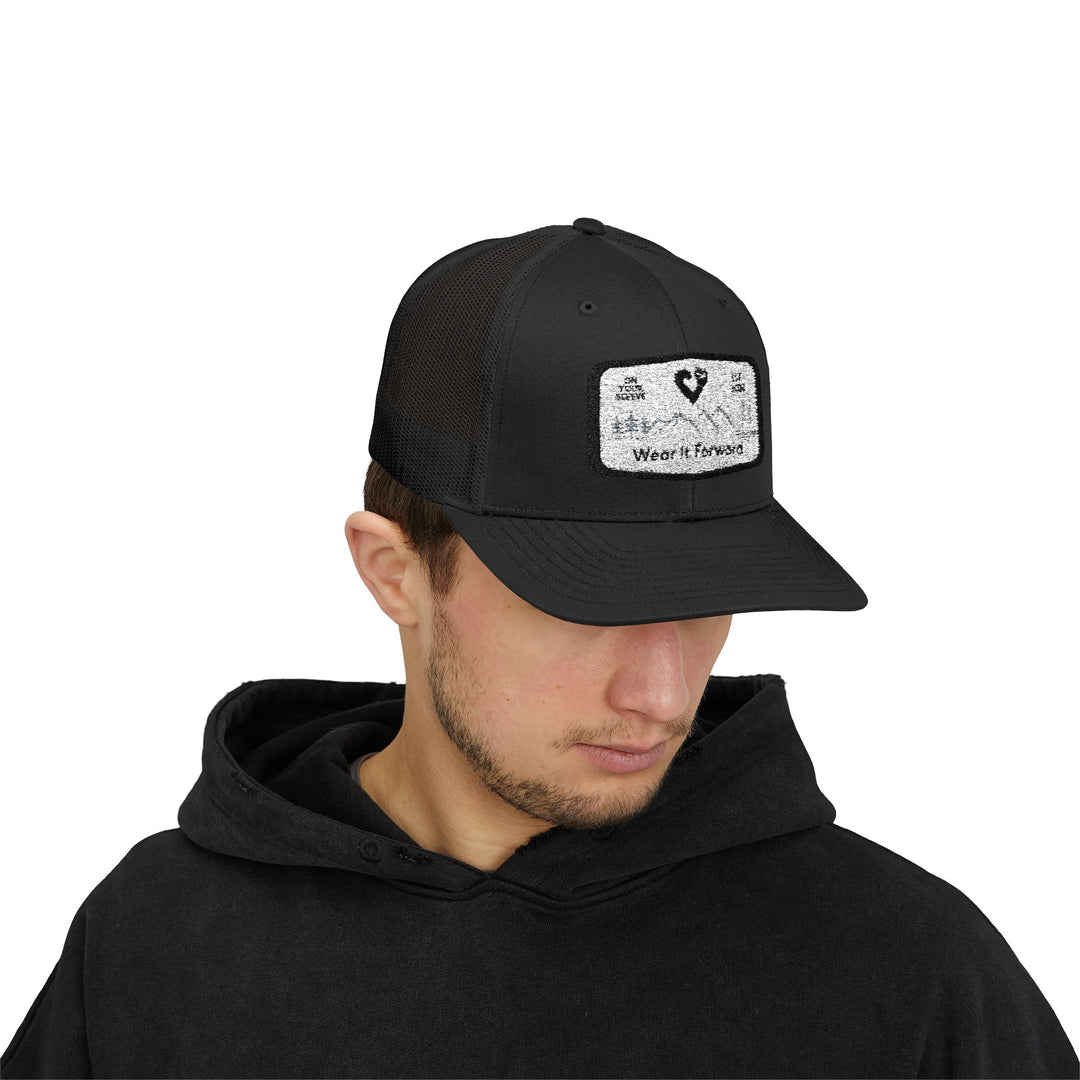 Wear It Forward - Mental Health Awareness Snapback Trucker Cap | Outdoor Adventure Hat, Gift for Nature Lovers, Casual Style, Everyday Wear, Camping Accessory