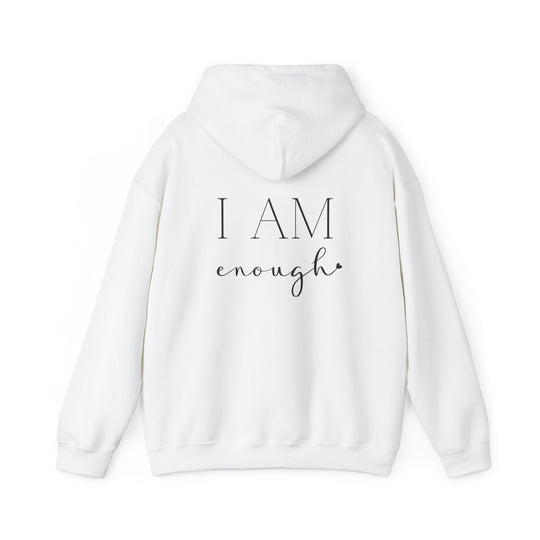 I am Enough Empowerment Hoodie Jacket and Self-Love Graphic Outerwear