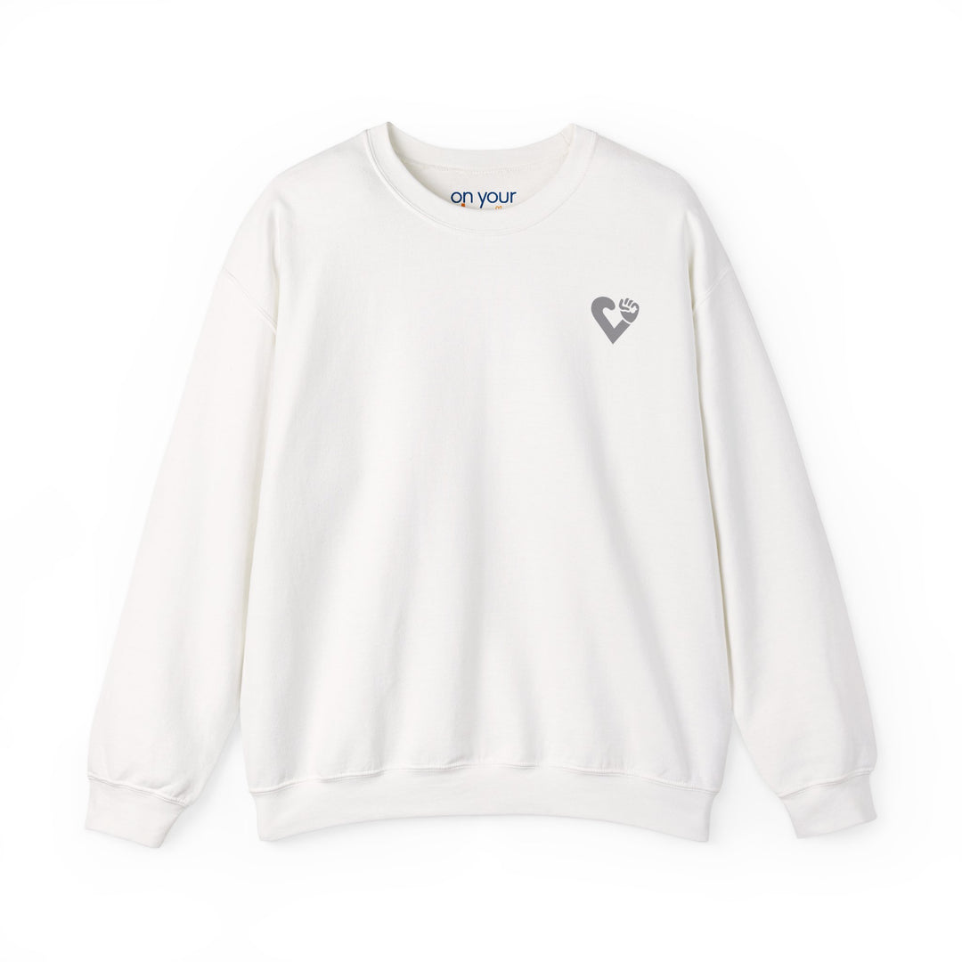 LOVE Crew Neck, Heartfelt Mental Health Awareness Sweatshirt