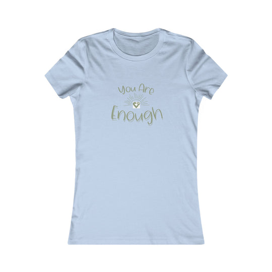 You Are Enough Women's Tee, Empowering Mental Health Awareness Shirt