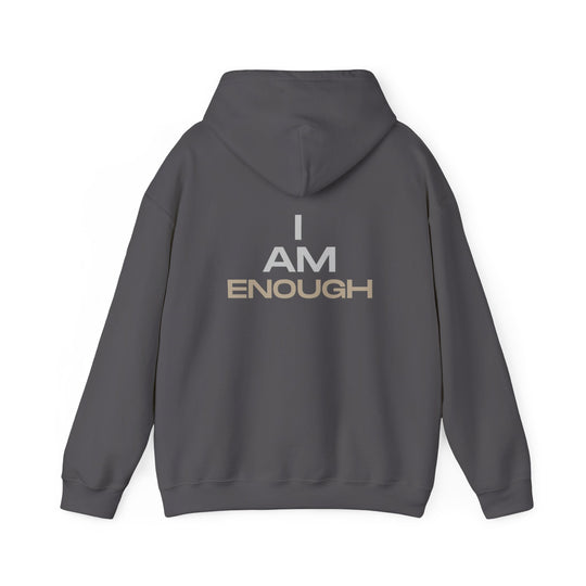 I am Enough Empowerment Hoodie Jacket and Self-Love Graphic Outerwear