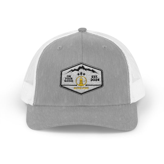 Be The Light - Trucker Hat - Leave Your Mark on Others | Snapback Trucker Cap | Outdoor Adventure Hat, Gift for Nature Lovers, Casual Style, Everyday Wear, Camping Accessory