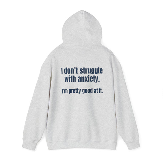 Anxiety Expert Hoodie, Self-Aware Humor Mental Health Apparel