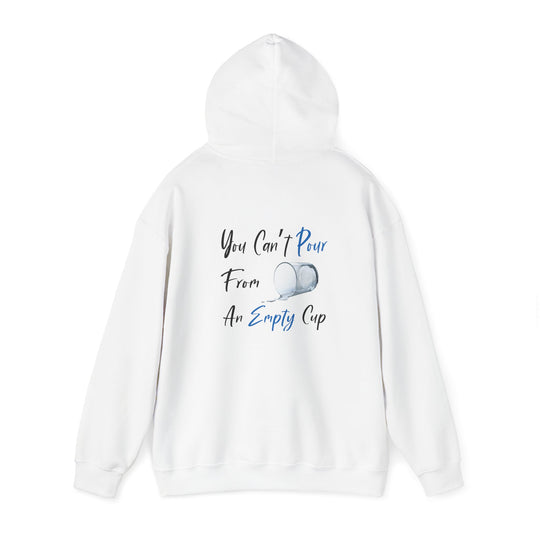 Empty Cup Hoodie, Self-Care Reminder Jacket