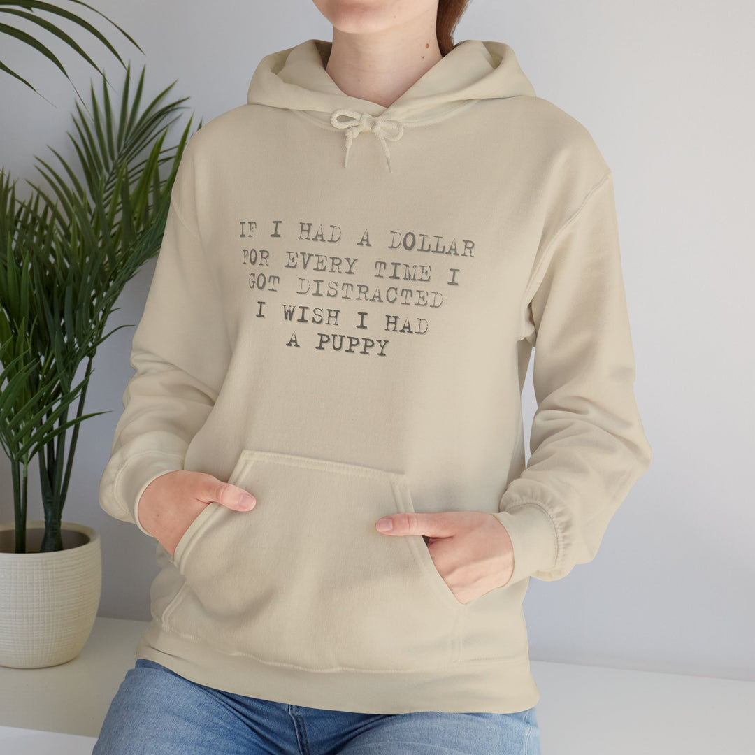 Distracted Dollar Hoodie, ADHD Humor Relatable Sweatshirt