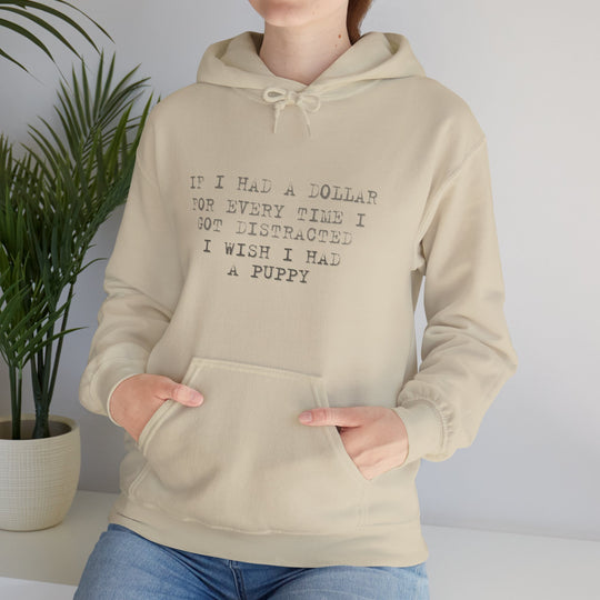 Distracted Dollar Hoodie, ADHD Humor Relatable Sweatshirt