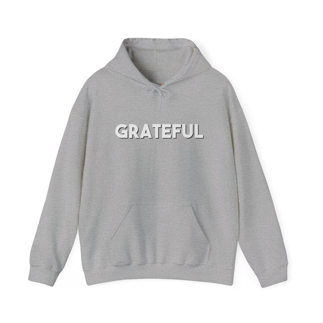 Grateful Hoodie, Gratitude and Grounded Mental Health Apparel
