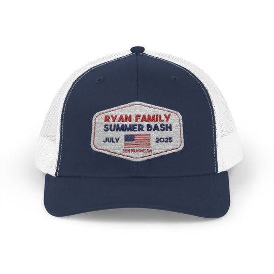 Family Reunion Snapback Trucker Cap | Summer Bash Hat | Personalized Outdoor Cap | Perfect for Family Gatherings, BBQs, Celebrations