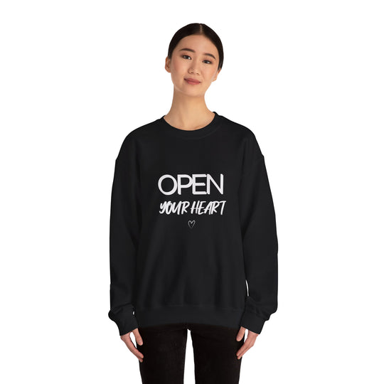 Open Your Heart Crew Neck, Gentle Strength Emotional Awareness