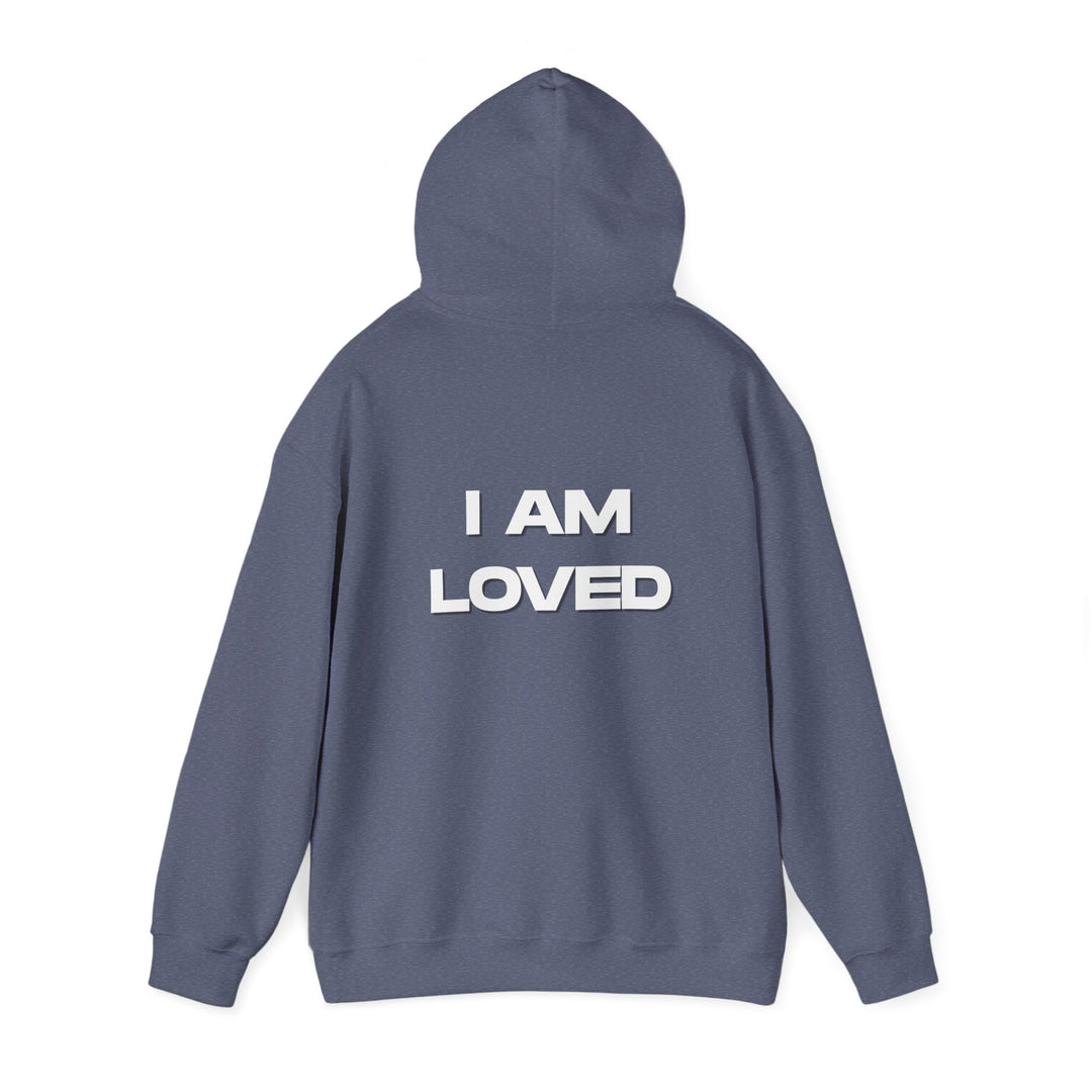 I AM LOVED Hoodie Jacket, Positive Affirmation and Self-Love Comfort