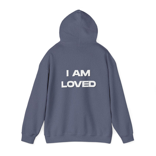 I AM LOVED Hoodie Jacket, Positive Affirmation and Self-Love Comfort