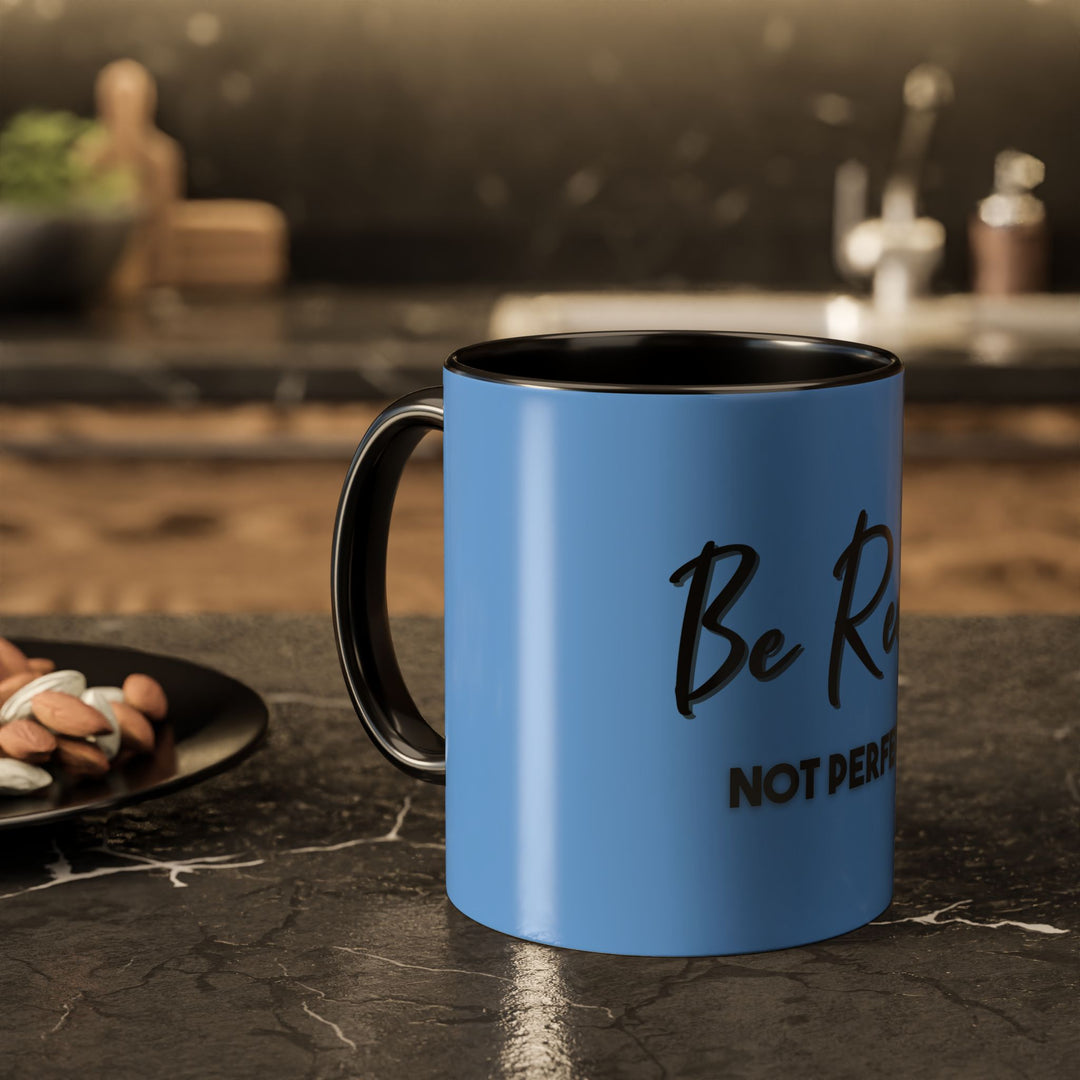 Be Real, Not Perfect – ORCA Coatings Ceramic Mug